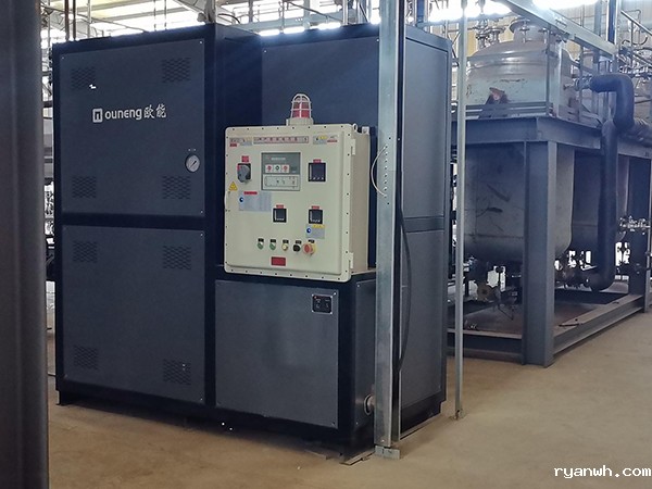 化工原材料反应釜加热防爆油式模温机