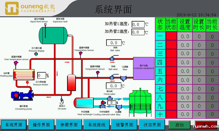 PLC智能控温模温机